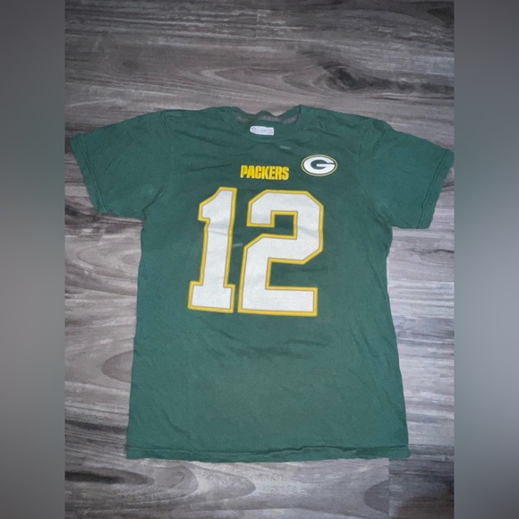 🩵Green Bay packers Aaron Rodger’s shirt NFL Brand! Men’s medium - Picture 1 of 2